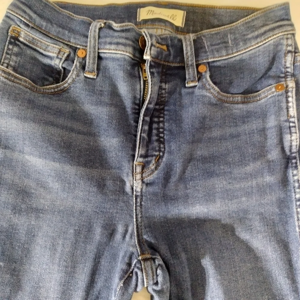 madewell high rise skinny jeans